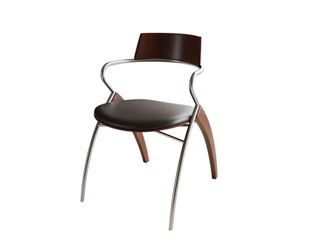 现代餐椅 单椅 休闲椅 书椅su模型