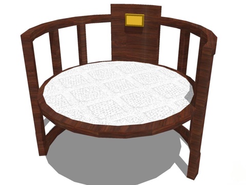 椅子 座椅 实木椅子 单椅 家居椅子 休闲椅 贵妃榻 沙发椅su模型