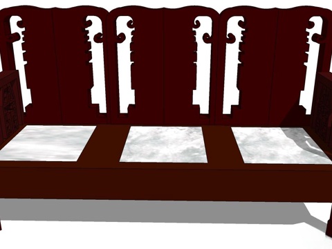 椅子 座椅 实木椅子 单椅 家居椅子 休闲椅 贵妃榻 沙发椅su模型