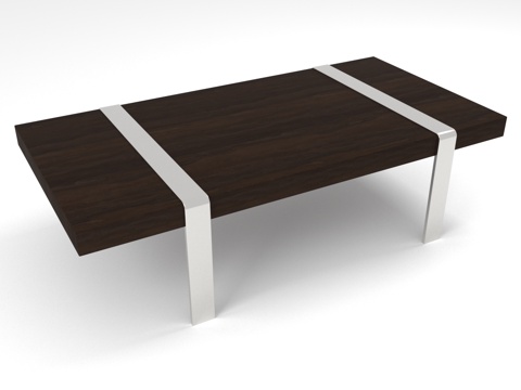  茶几 实木茶几 现代茶几 简约茶几 金属支架茶几3d模型 