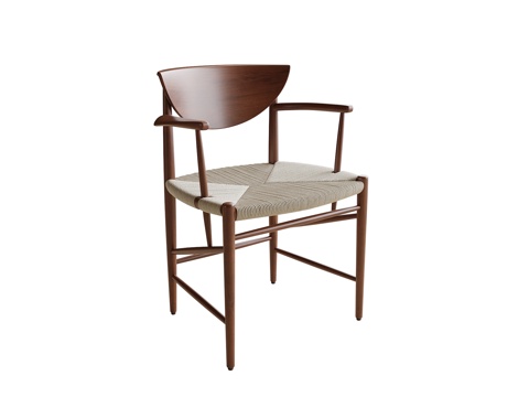 现代单椅 餐椅 书椅 茶椅su模型