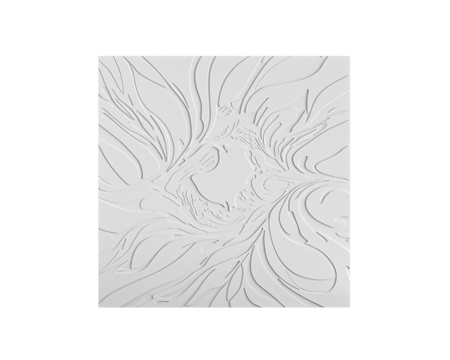  Artpole 浮雕护墙板3d模型 