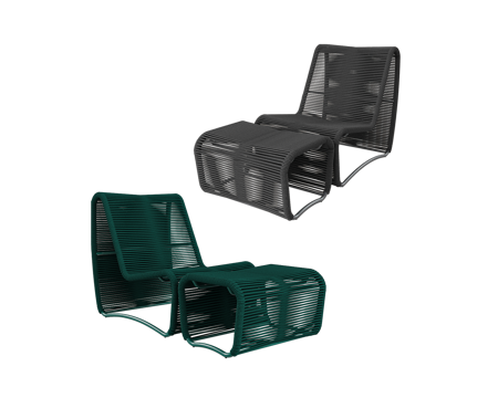  AURICA 中古风躺椅3d模型 