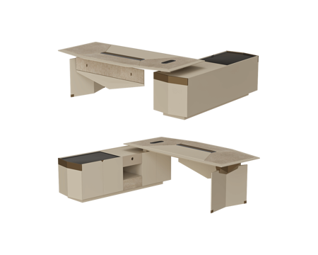  Shin Plaza 意式大班台3d模型 