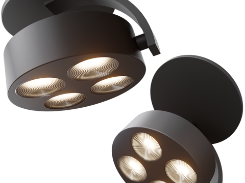  Trizo21 吸顶灯 射灯3d模型 