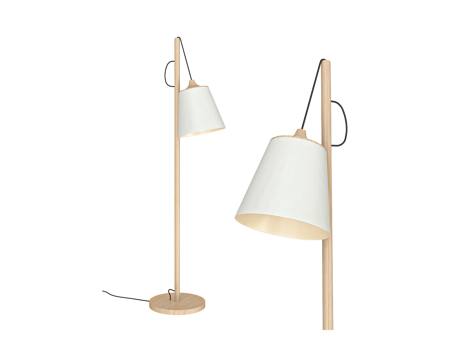  Muuto 原木风落地灯3d模型 