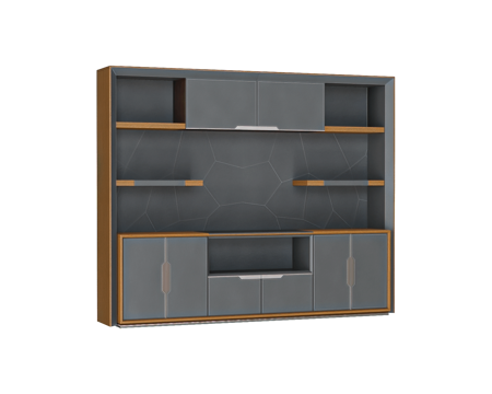  Shin Plaza 文件柜 书柜3d模型 