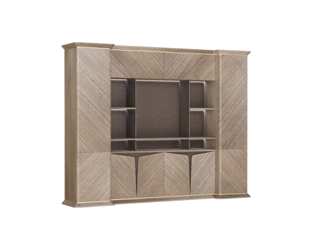  Shin Plaza 意式书柜3d模型 