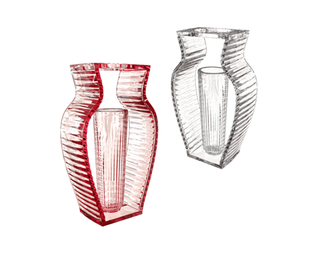  Kartell 玻璃花瓶3d模型 