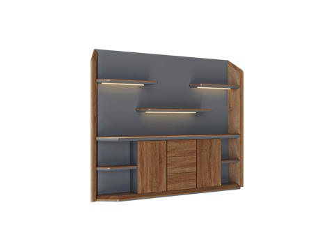  Shin Plaza 书柜3d模型 