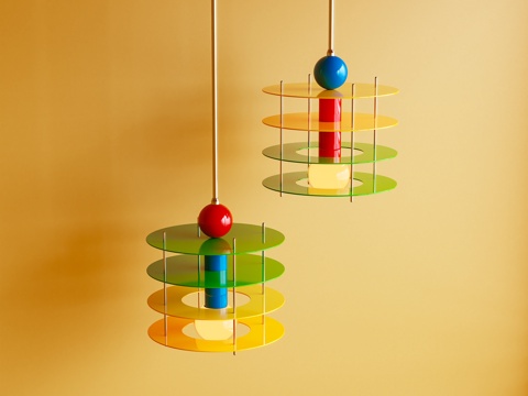 吊灯 装饰灯 孟菲斯 多巴胺3d模型