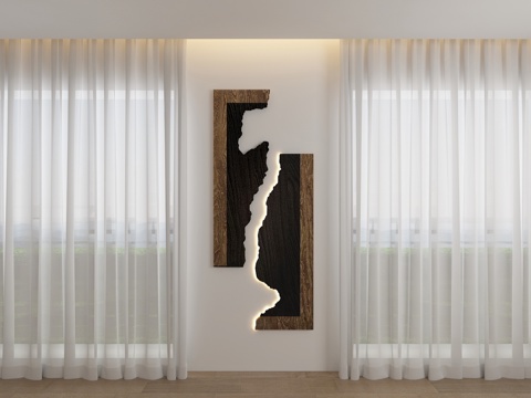 现代墙饰灯 玄关墙饰 走廊墙饰su模型