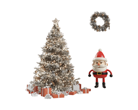  Villevenete 圣诞树摆件3d模型 