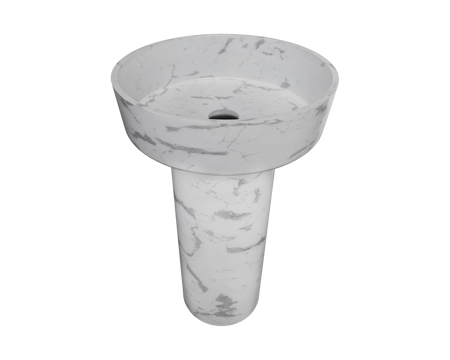  Sanycces 立柱台盆3d模型 