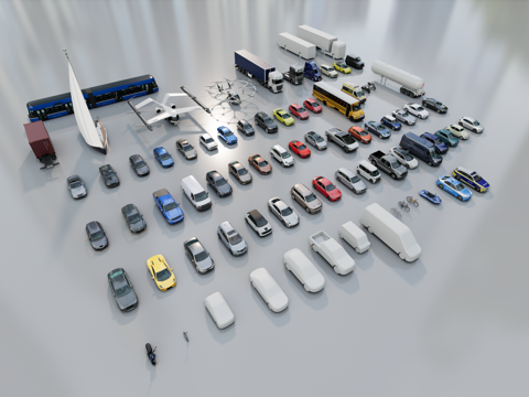 Ens车载具交通工具su模型