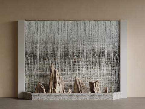 新中式景观su模型