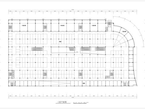 市场方案平面图cad施工图