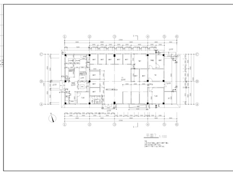 实验室施工图cad施工图