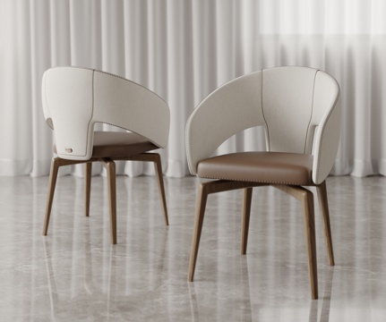 现代单椅su模型