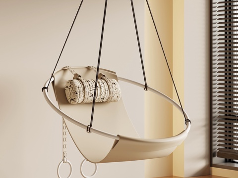 现代吊椅 皮革吊椅su模型