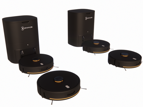 家电 扫地机器人su模型