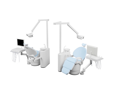  牙科诊疗椅3d模型 