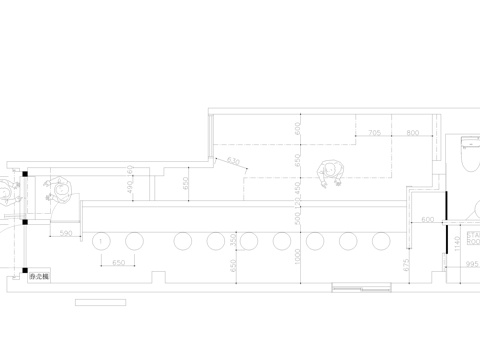 餐厅 快餐店 饭店 烧烤店 居酒屋图纸cad施工图