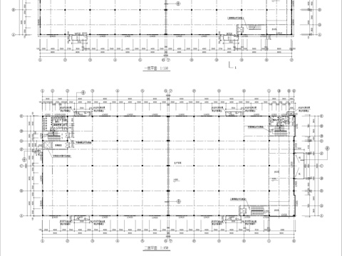 厂房建筑施工图cad施工图