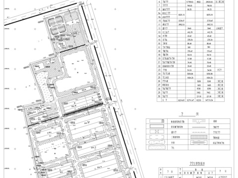 汽车制造厂总平图cad施工图