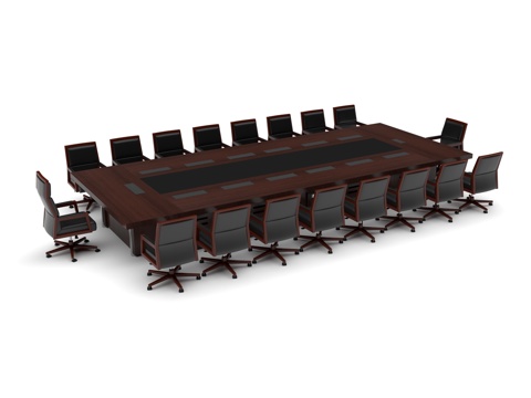 会议桌椅 会议桌 会议椅 会议台 办公椅su模型