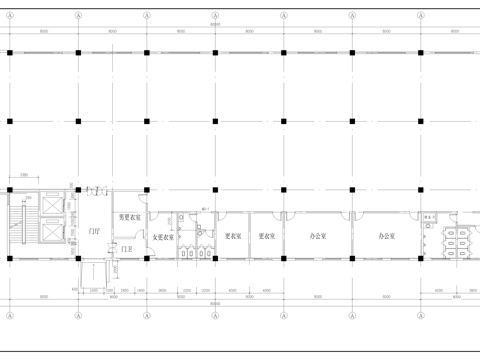 厂房建筑施工图cad施工图