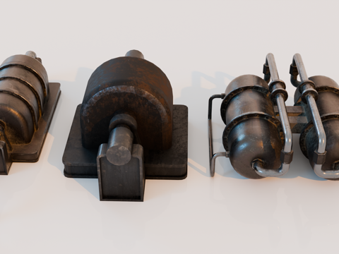 工厂设备 油罐厂储罐设备 化工厂设备 工业管道 工厂管道su模型