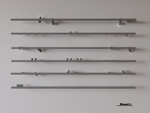 磁吸轨道筒灯射灯su模型