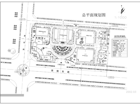 药厂总平面规划图cad施工图