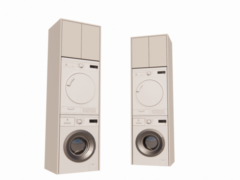 家电 洗衣机su模型