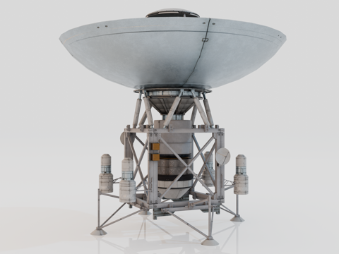 太空站 太空飞船 太空空间站 太空舱 航天器 卫星su模型