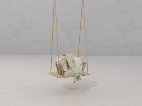 藤编吊椅su模型