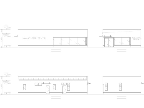 牙科诊所建筑cad施工图cad施工图