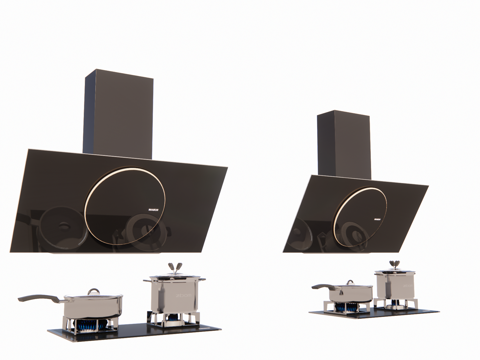 家电 油烟机su模型