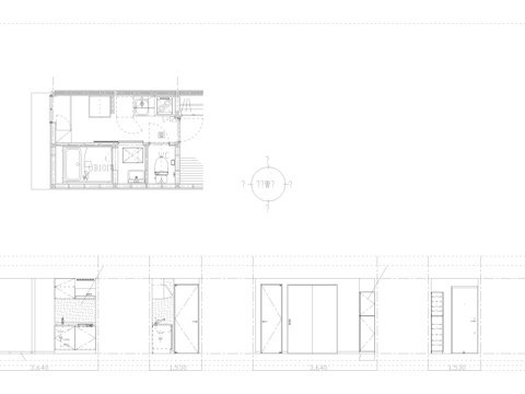 公寓 小空间住宅 单身公寓 酒店cad施工图