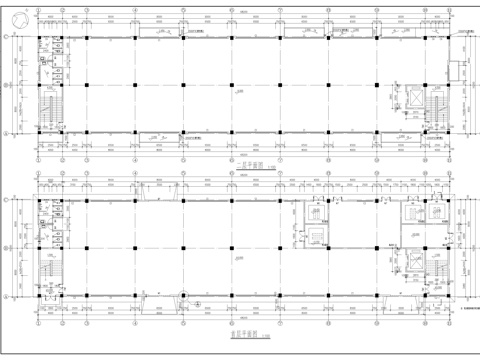 多层厂房cad施工图