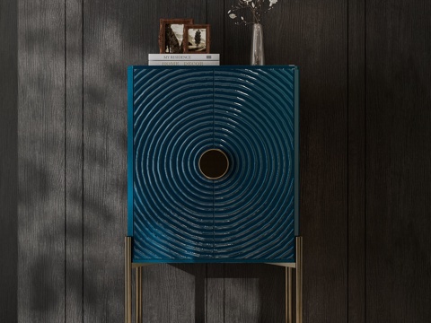 现代轻奢装饰柜su模型