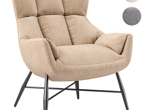 休闲椅 懒人椅su模型