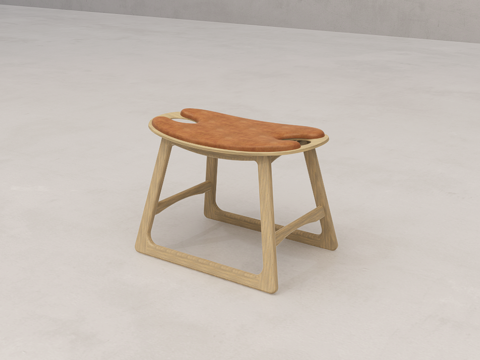 休闲小凳子su模型