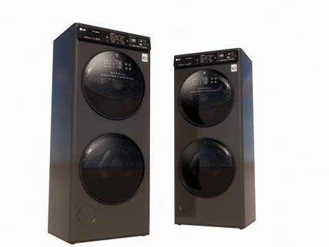 家电 洗衣机su模型