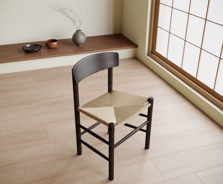 现代单椅 餐椅 书椅 茶椅su模型