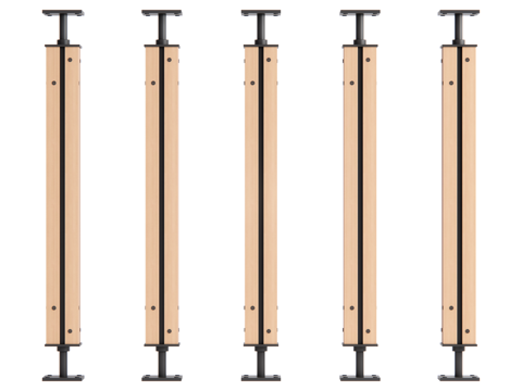现代柱子 装饰柱su模型