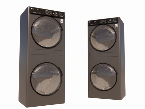 家电 洗衣机su模型