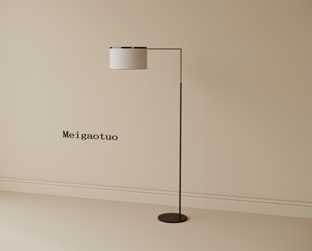 现代落地灯su模型