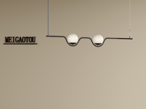 现代餐厅吊灯 书房吊灯 茶室吊灯su模型